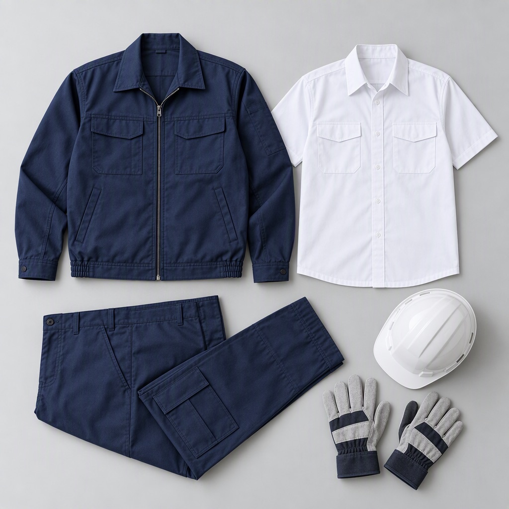 作業服とユニフォームの一式